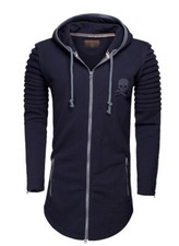 Gaznawi PHILI Vest Khaki und Navy Herren long Jacke Übergangsjacke Gr. S-XXL