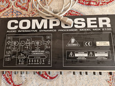 Behringer Composer MDX 2100 -  interaktiver 2-Kanal-Audio Dynamics Prozessor
