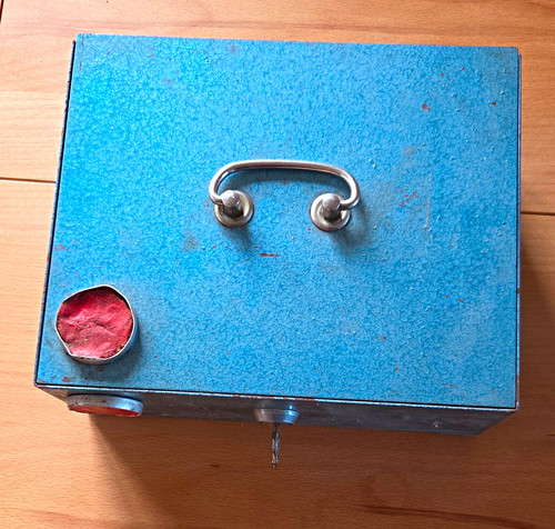 Alte geldkassette - geldkassette, /