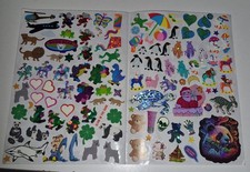 Stickeralbum klein ca. A5 , 12 Seiten, Sandylion Sticker u.a. Sticker