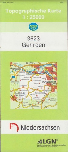 Gehrden 3623 topographische - 3623.,