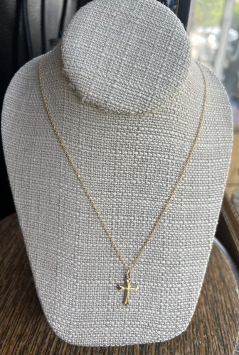 Vintage 10k gelbgold kreuz - 10k,
