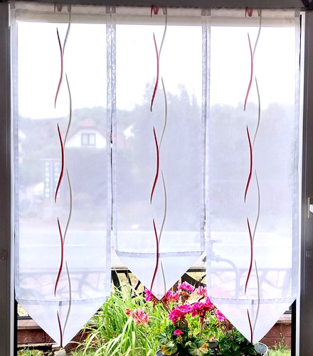 Scheibengardine fenster 90cm - fenster, b