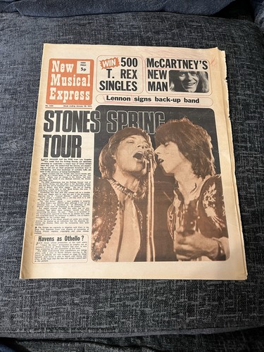 Nme magazine jan 1972 bowie - nme,
