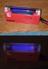 PRINZ UV Pocket Lampe Handleuchte schwarz-Licht Black Light,13cm Stabröhre 5x1,5