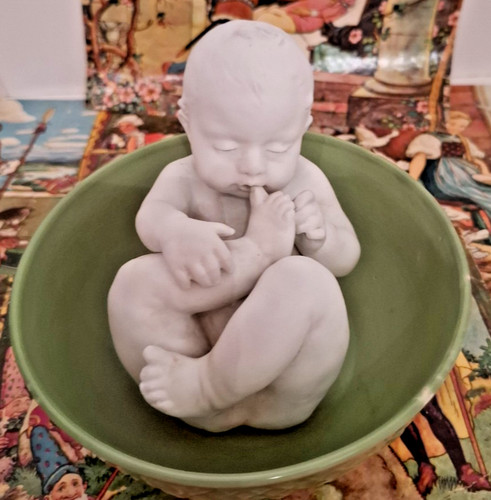 Antike heubach porzellan figur - porzellan,