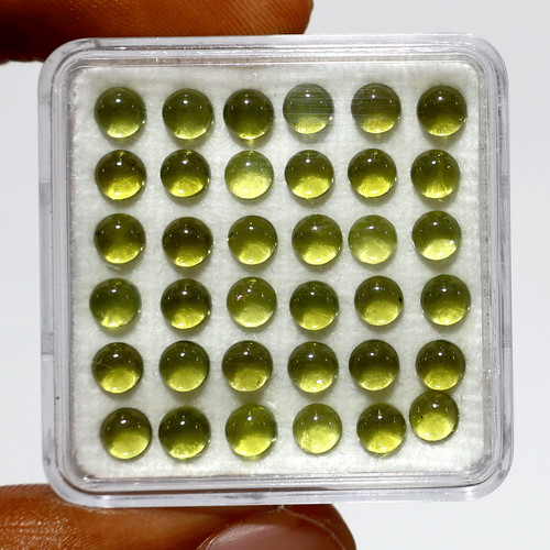 Stck natürlicher peridot - 25,
