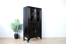 antiker chinesischer Hochzeitsschrank schwarz #M-HOC-YG75