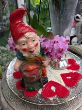 Alter Gartenzwerg am Grill (sehr Schwer DDR?)