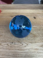Glas weltkugel briefbeschwerer - glas,