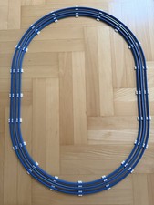 Lego City Eisenbahn Zug 12V 4x 156 16x 157 Schienen Gerade Kurve blau Oval 4,5V