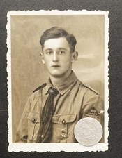 Foto Wk2 Portrait Kindersoldat Junge Jugend Mitte Sachsen Ärmel Orden Neustadt
