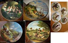 4 brillante Sammel-Wandteller+5 Konfekt-Jagdmotivteller/edle Porzellanmarken/1A