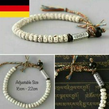 Natürliche Bodhi Samen Thai Silber Tibetischer Buddhismus Mantra Lucky Armband.