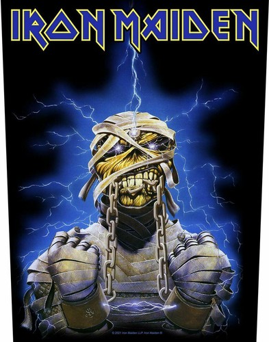 Iron maiden rückenaufnäher - iron,