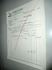 Altes Anschreiben Rechnung