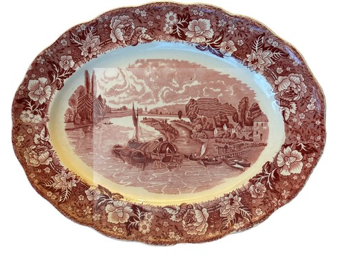 Palissy pottery thames - pottery, river