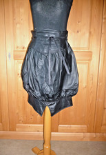 Nappa-Leder-Rock, Ballonrock, Gr. 36,  SELTEN ! , von Creation KK Berlin
