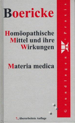 Boericke homöopathische - w., boericke: