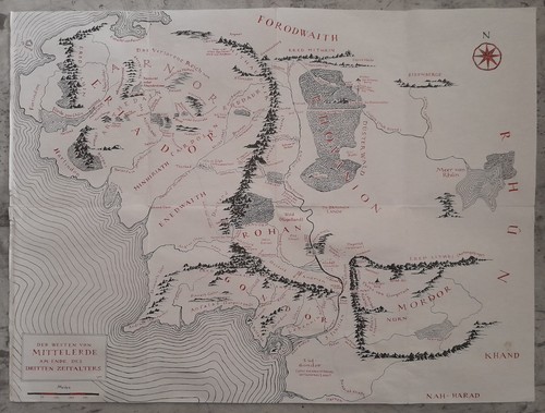 Landkarte der westen von - der,