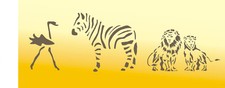 Africamix 2 - Tierschablone