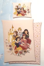 Bettwäsche Kinder Princess Gruppenbild Schneewittchen Dornröschen 135 x 200 cm