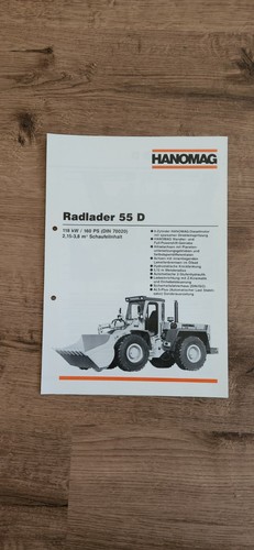 Hanomag 55d radlader original - hanomag,