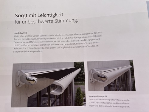 Markilux kassettenmarkise - markilux,