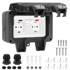 Außensteckdose, Garten, 