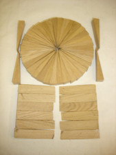 50 Stück Hartholzkeile L 80x B 20x H15mm Eiche,Montagekeile-Möbelkeile-Baukeile