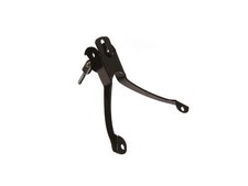 Fahrersitzgestell mit Gabelstück, schwarz pulverbeschichtet, passend für AWO 425