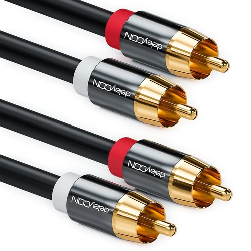 Deleycon cinch kabel 10m - deleycon, [10m]