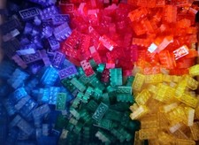 50 Bausteine Trans Neon 3001