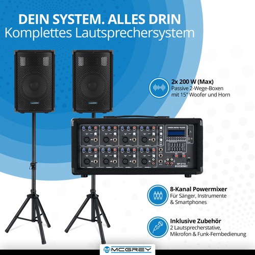 Anlage gesangsanlage - dj,