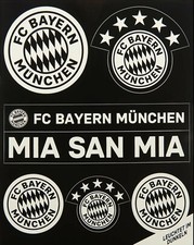 FC Bayern München Leuchtaufkleber Sticker Set offizielles Lizenzprodukt