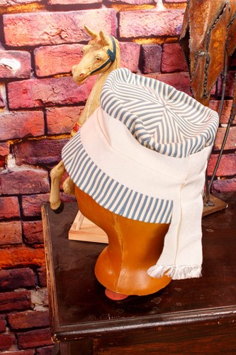 Vintage orig 60er hut blau - vintage,