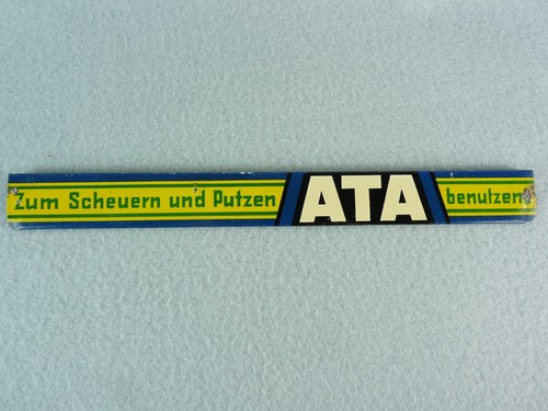Altes ata werbeschild - ata,