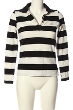 JC JETTE Polo-Shirt Damen Shirt Gr. DE 36 weiß-schwarz Casual-Look