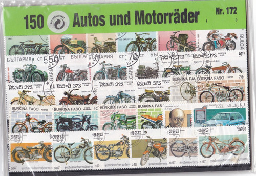 150briefmarken autos - 150briefmarken, u