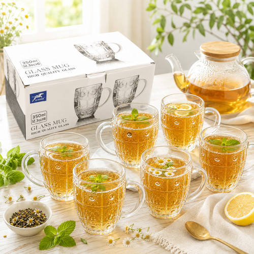 Set aus glasbecher 350 - aus, ml