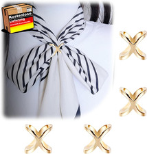 4 Stück X-Förmige Tuchringe