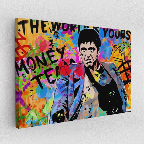 Leinwandbild poster acryl pop - poster,