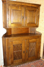 Frankfurter Brot Schrank Eckschrank  Eiche später Barock Klassizismus #2460