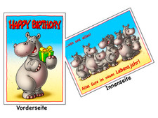 A4 Geburtstagskarte XXL