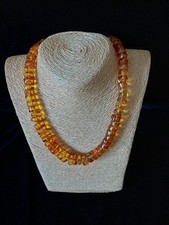 Bernstein Kette Collier Natur