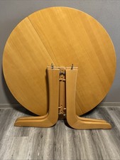 Esstisch Rund 108 cm Massivholz Ausziehbar 