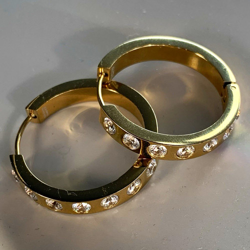Diamonique edelstahl vergoldet - diamonique,