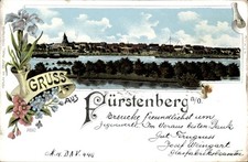 Litho Fürstenberg an der Oder Eisenhüttenstadt in Brandenburg,... - 4905858
