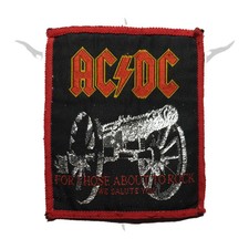 AC/DC - For those about to Rock | Vintage Patch Hard Rock Aufnäher Memorabilia