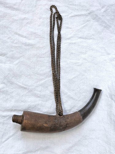 Altes pulverhorn deko afrika - pulverhorn,